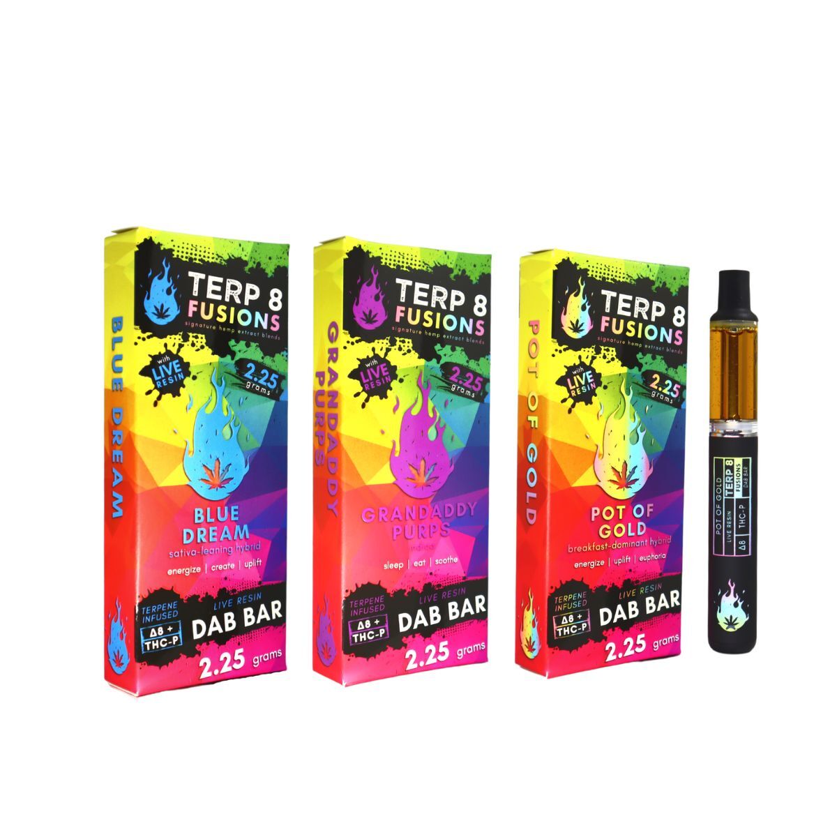 THCp + Delta 8 THC Live Resin 2.25 gram Disposable - Terp 8 | Modern ...